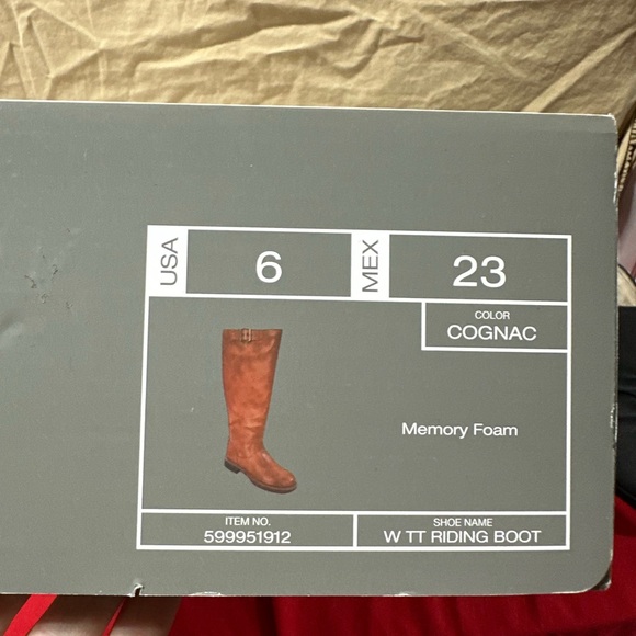 NWT Time & Tru Cognac Riding Boots - Picture 7 of 7